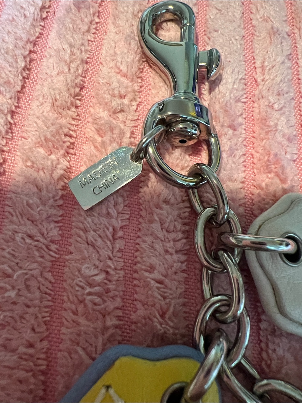 Coach Cascading Hang Tag Bag Charm - Picture 4 of 7